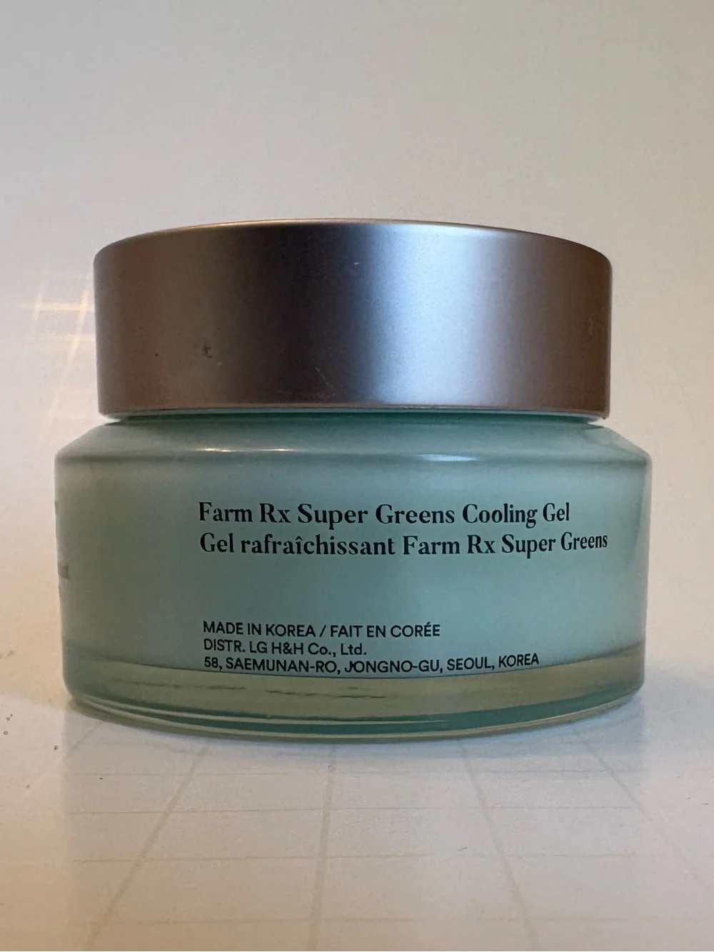 FARM × Super Greens Cooling Gel — Green